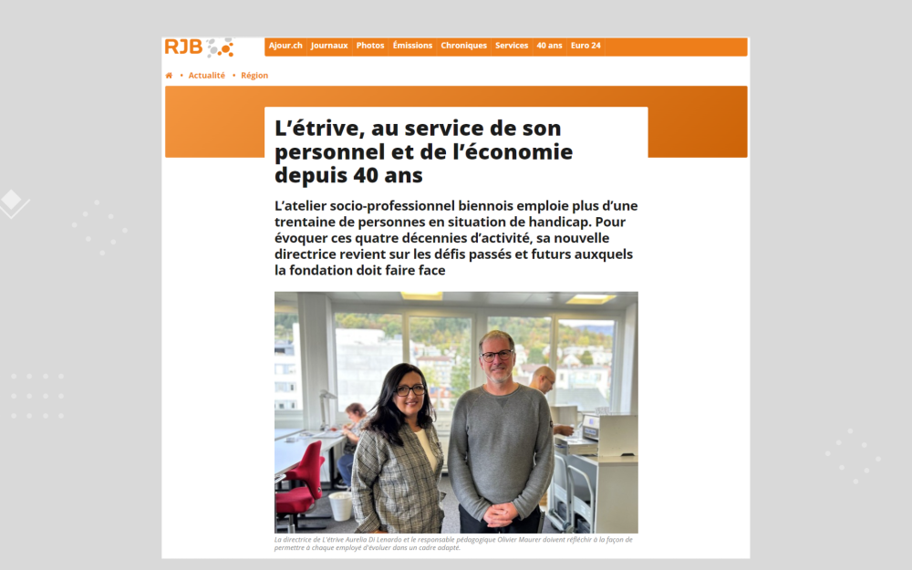 étrive modèle article